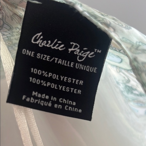 Charlie Paige Mint Sheer Kimono with Fringe - Picture 2 of 5